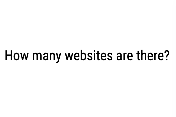 How many websites are there?